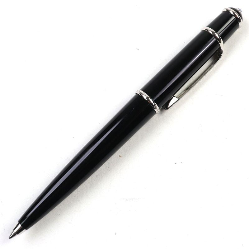 Cartier Diabolo De Ballpoint Pen With Logo Engraved Blue Gemstone