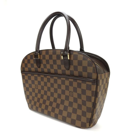 Louis Vuitton Handbag Sariah Orizzontaldamier Ebene Leather Casual