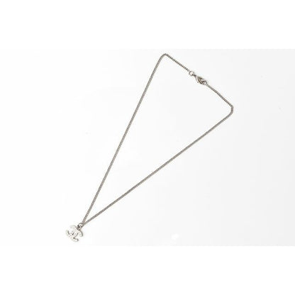 Chanel Coco Mark CC Rhinestone Silver White — view 2