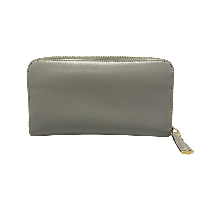 Fendi Long Wallet Zip Around Wallet 8m0299 Ivory And Multi Round Zipper/multi-st