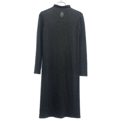 Chanel Wool Silk Knit Dress & Skirt Set Gray 36 Sweater