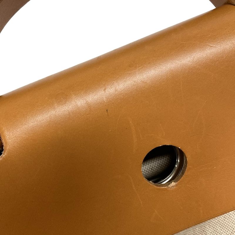 Hermes Handbag Herbag GM Ivory×brown