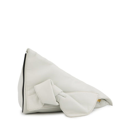 Loewe Clutch Ribbon Leather White