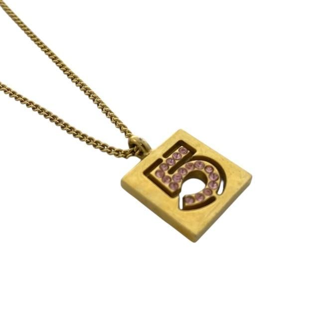 Chanel No5 Necklace Pendant Accessories Small Accessories Rhinestone 02P GP