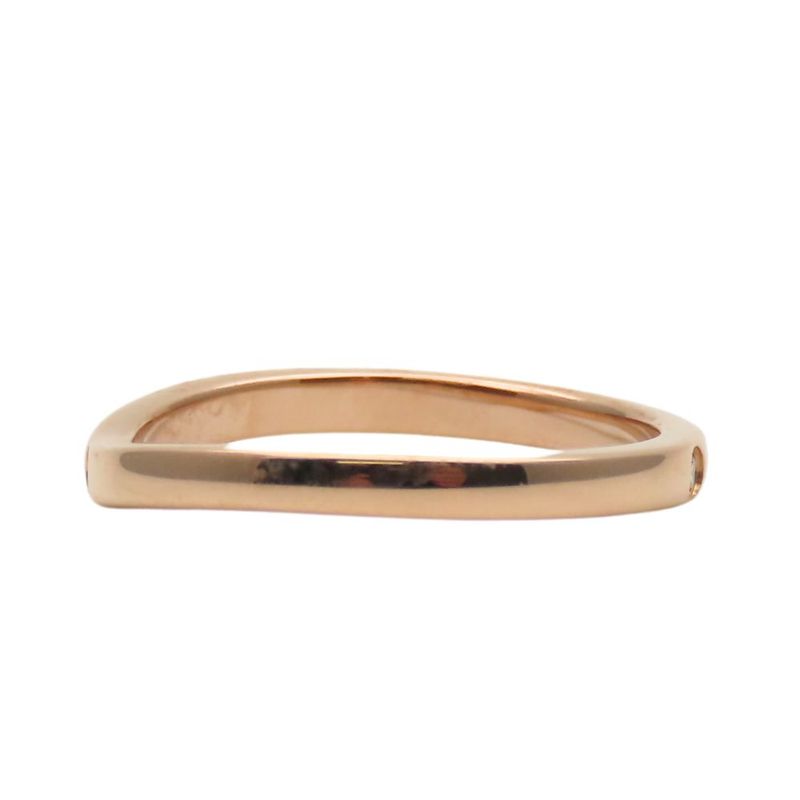 Cartier Ring - Ballerina 48 18K Pink Gold With Diamonds Approx 2.18g Pink Gold