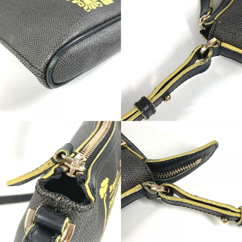 Bvlgari Bulgari Shoulder Bag Sbulgari Logo Pvc/leather Gray