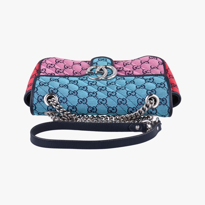 Guccigg Marmont Red X Blue X Pink Fabric 443497 G034759121