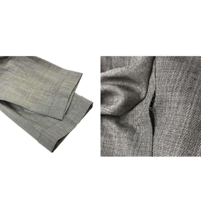 Prada Wool 2b Tailored Jacket and Slacks Pants Setup Suit Uae492 Gray 50