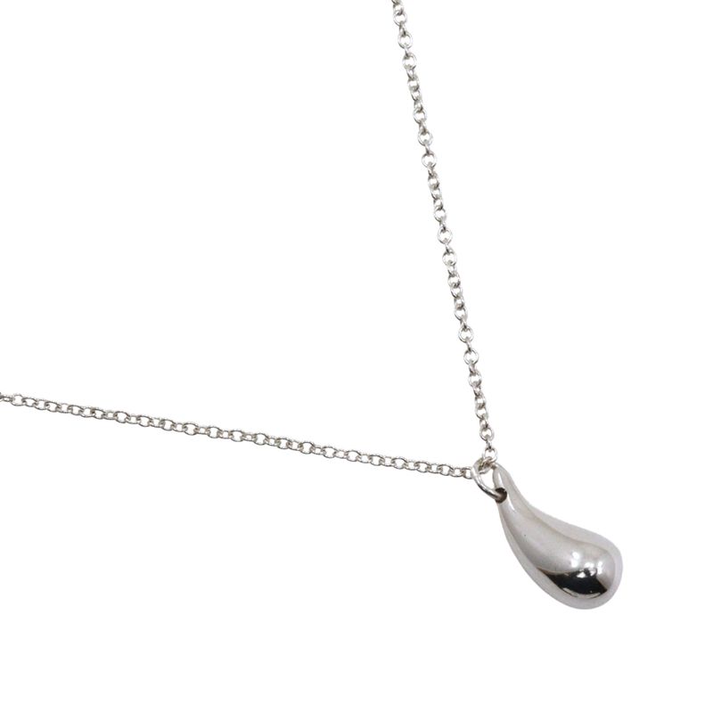 Tiffany & Co Teardrop Elsa Peretti 925 Silver Ladies 2.7g Necklace