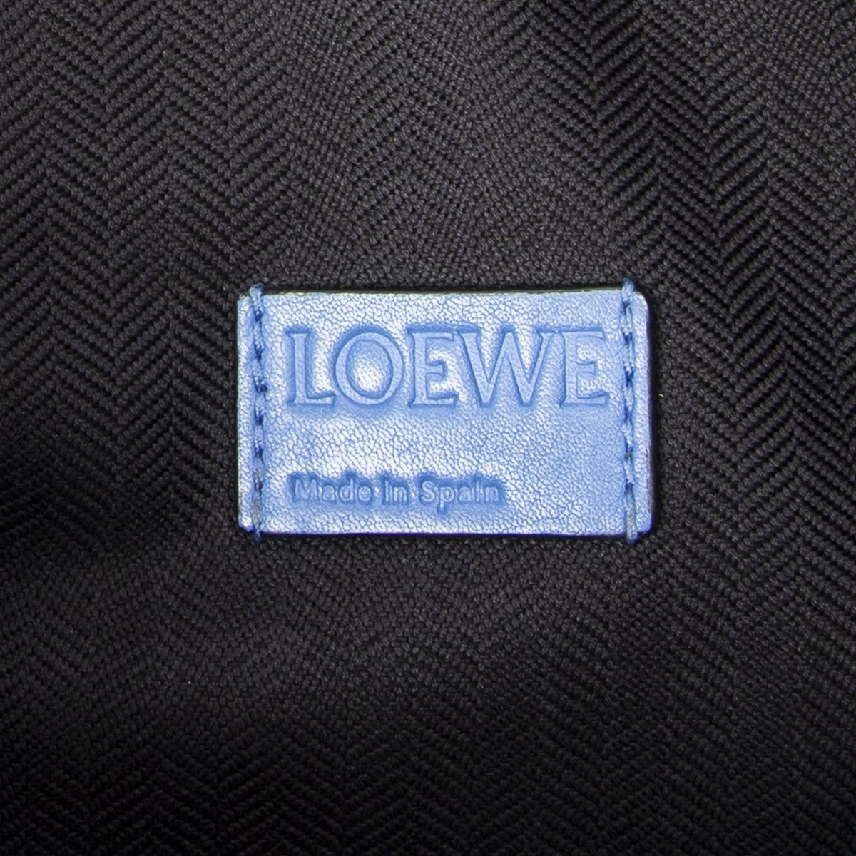 Loewe Web Media Messenger Blue Light Grain Calfskin Leather Blue. — view 10