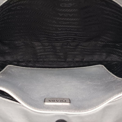 Pradacles O Silver Brushed Leather 7/4