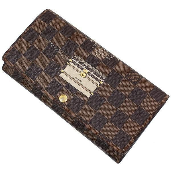 Louis Vuitton 2013 Monogram Line Trunk Round Zipper Long Wallet