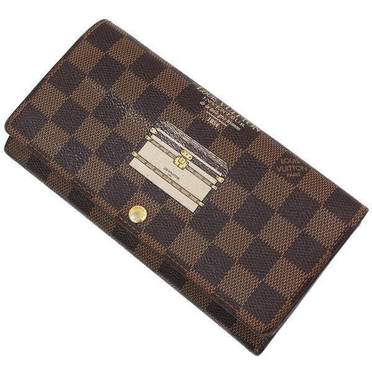 Louis Vuitton 2013 Monogram Line Trunk Round Zipper Long Wallet