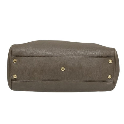 Gucci Bamboo Shopper Tote Bag 336032 Dark Brown Leather