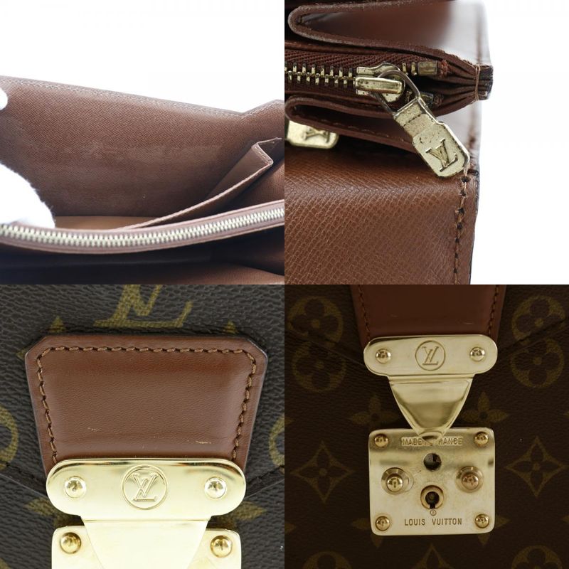 Louis Vuitton Concorde M51190 Monogram Canvas Brown Mi8901 Ladies Handbag