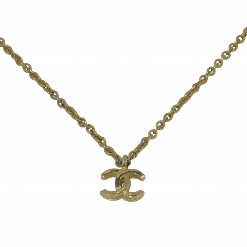 Chanel Coco Mark Necklace Accessories Total Weight 7.2 g 42 cm