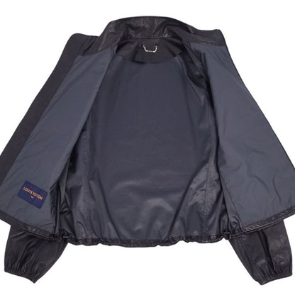 Louis Vuitton Leather Jacket Zip Up