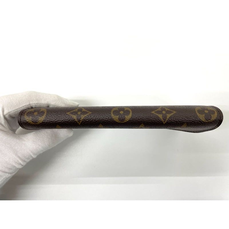 Louis Vuitton Monogram Portefeuille Emilie Zipper Long Wallet Brown — view 3
