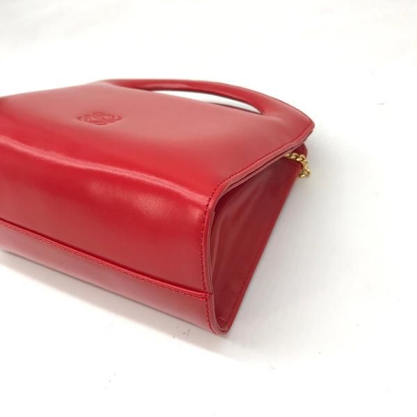 Loewe Leather Anagram 2-Way Mini Hand Chain Shoulder Bag