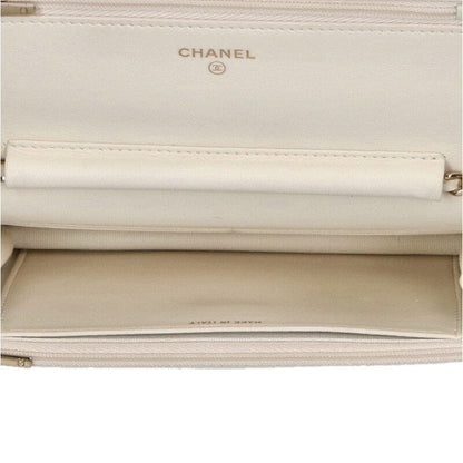 Chanel Ap0250 Chain Wallet Bicolor Lamb Skin Chain Shoulder Bag Women