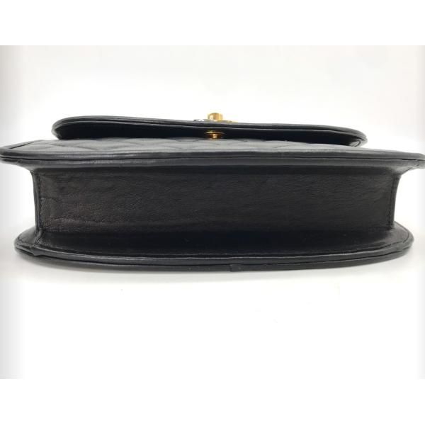 Chanel Quilted CC Logo Turnlock Limited Edition Chain Shoulder Bag Black