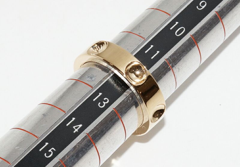 Louis Vuitton 18K Yellow Gold Petite Bague Empreinte Ring Q9126f