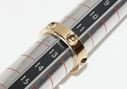 Louis Vuitton 18K Yellow Gold Petite Bague Empreinte Ring Q9126f