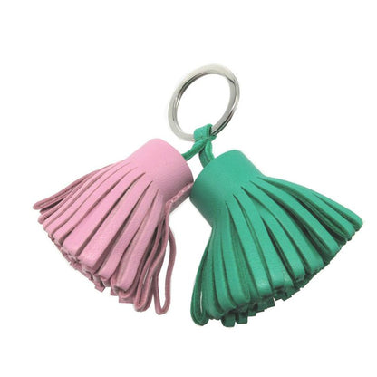 Hermes Carmen Unodos Annemiro Mint Mauve Sylvestre Bag Charm Key Holder 1132
