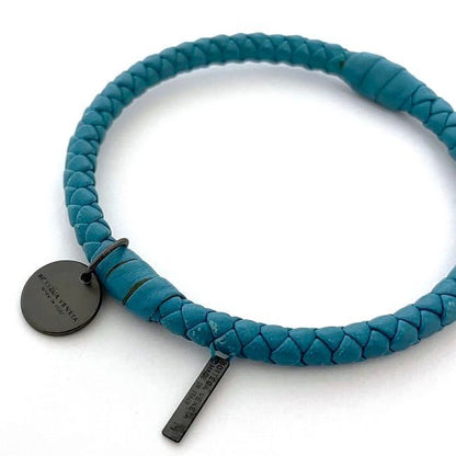 Bottega Veneta Bangle Light Blue Intrecciato Ec19881