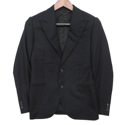 Louis Vuitton Tailored Jacket Wool Cashmere Single Breasted Peaked Lapel Logo