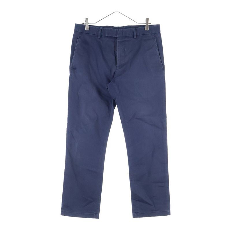Dior 17 AW Bee Embroidery Straight Pants Navy 763 C163 B3865