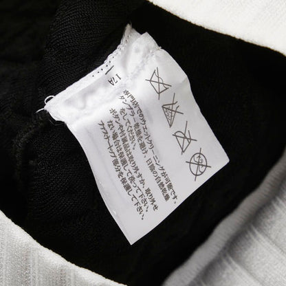 Chanel Sleeveless Dress Size:38 Black White Rayon Polypropylene Women's Chanel