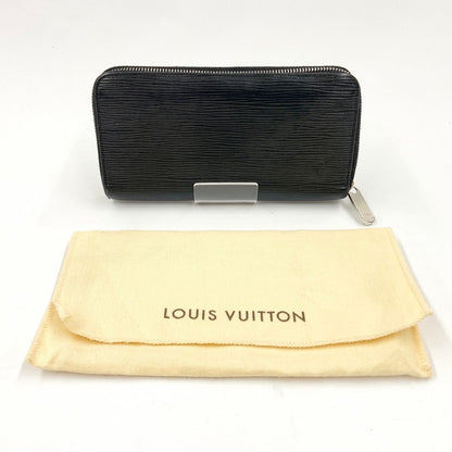 Louis Vuitton Epi Zippy Wallet Round Zipper Long Wallet M61857 Black