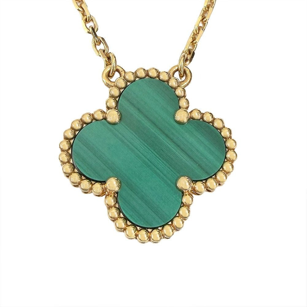 Van Cleef & Arpels Vintage Alhambra Macalite Necklace