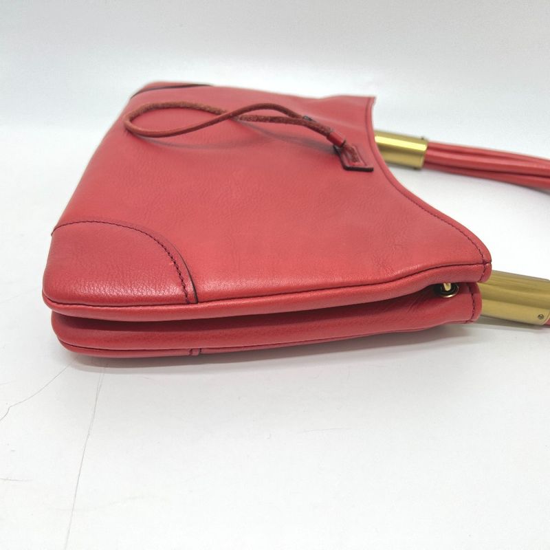 Gucci Handbag Logo 108964 Leather Red