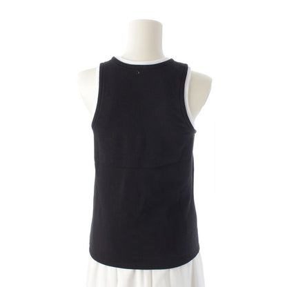 Chanel Cotton No5 Tank Top Sleeveless Top P70680 Black 34