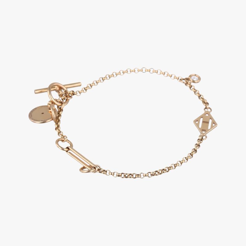 Hermes Gambard H Logo Gold Au75019v002612