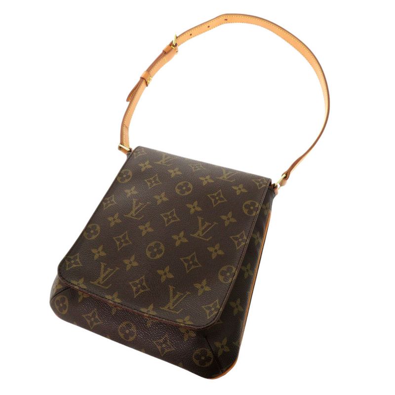 Louis Vuitton Musette Salsa Short Strap Monogram M51258 Brown Shoulder Bag LV
