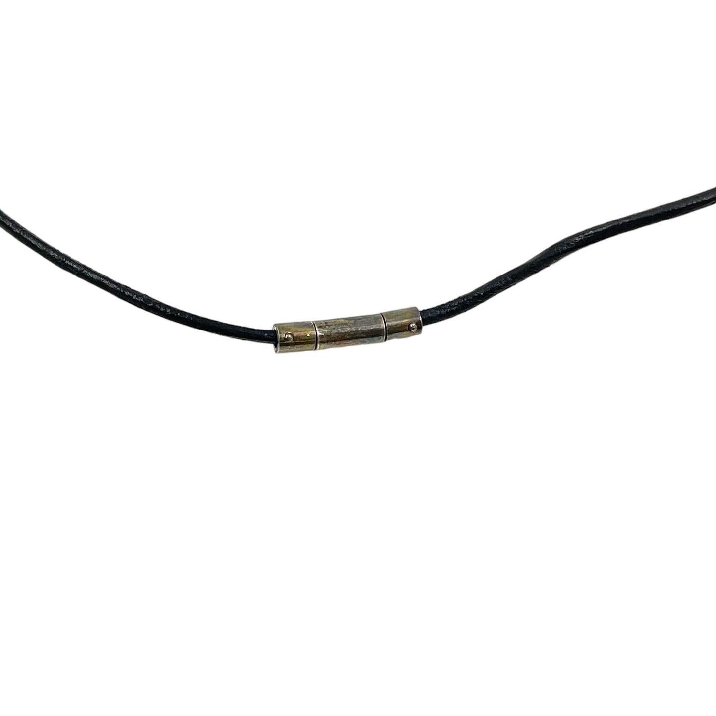 Gucci Triangle Motif Silver Necklace — view 2