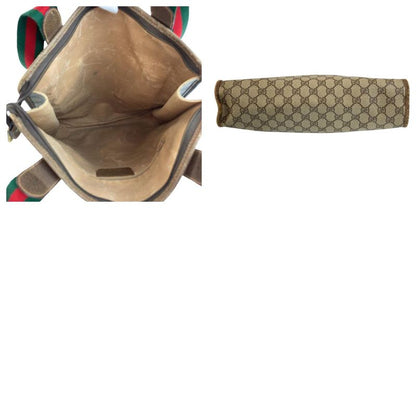 Gucci Vintage Sherry Line Old Gucci GG Supreme Canvas Tote Bag Shoulder Bag