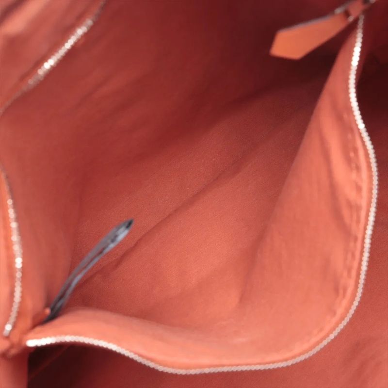 Hermes Acapulco Bassus Twirl Chevron Leather Shoulder Bag Crossbody Messenger