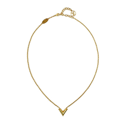 Louis Vuitton Essential Gold Plated Necklace