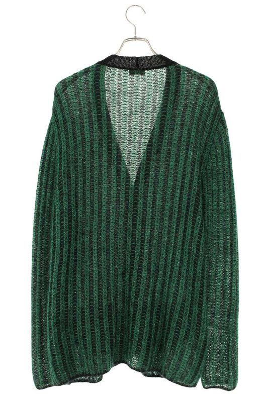 Saint Laurent Paris 645810 Yaxf2 Mohair Striped Cardigan Men's M