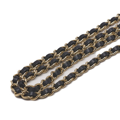 Chanel Shoulder Bag Mini Matelasse Denim Black Single Flap (gold Hardware)