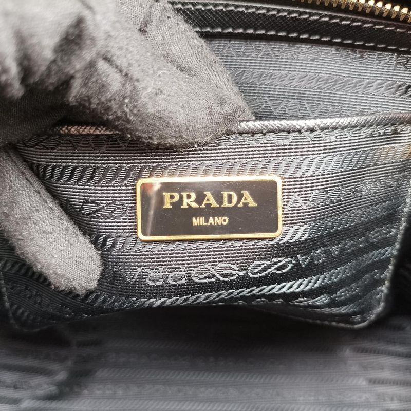 Prada Galleria Black Saffiano Leather Bn17867/a 164