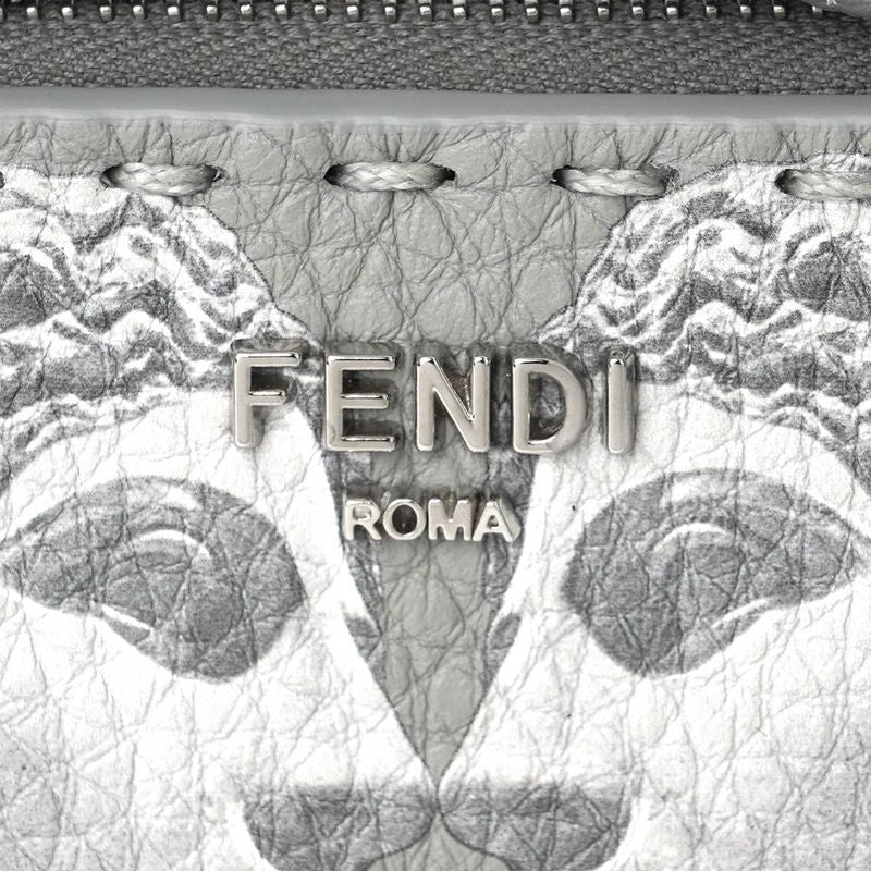 Fendi Trifold Wallet Beekaboo Gray