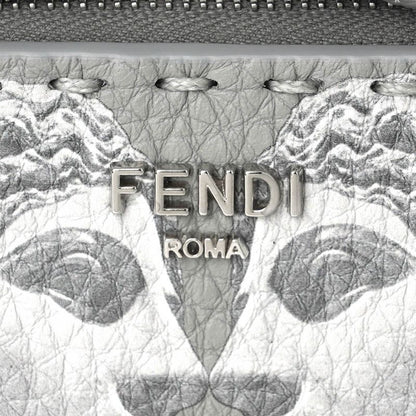 Fendi Trifold Wallet Beekaboo Gray
