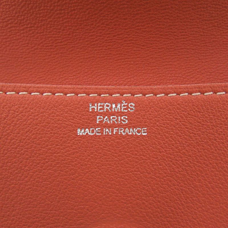 Hermes Dogon Swift Cles Vet □Q Engraved Coin Case Wallet 1175 Hermes