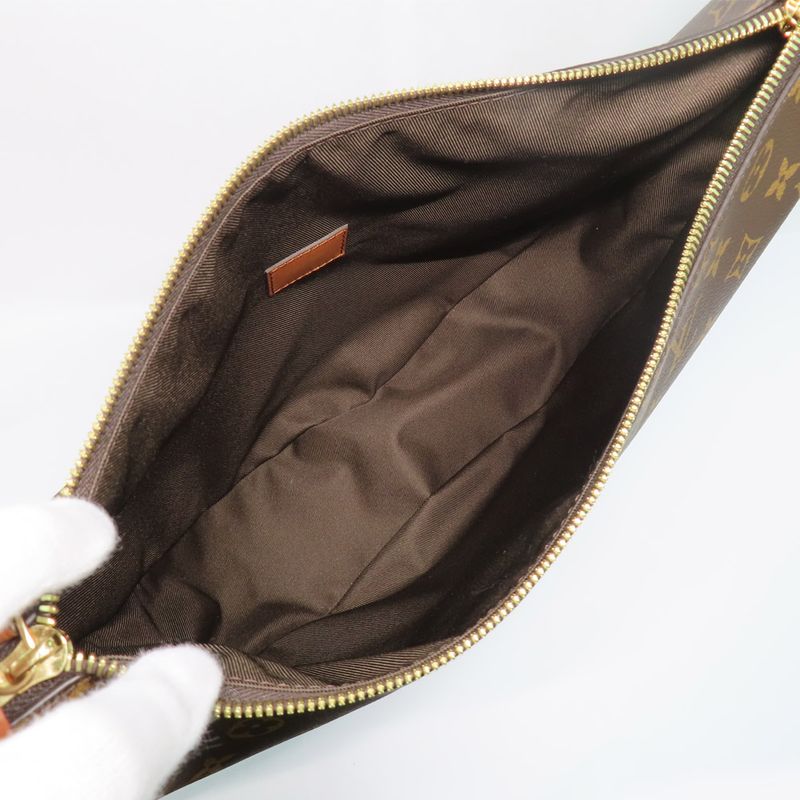Louis Vuitton Loup Hobo M46311 Monogram Reverse Shoulder Bag Brown