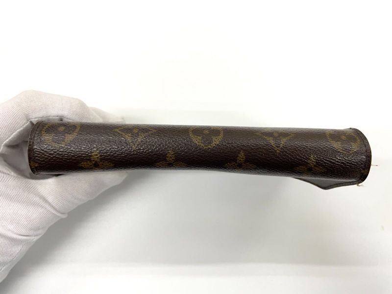 Louis Vuitton Monogram Pochette Portmonnaie Cles Di Long Wallet M61726 Brown